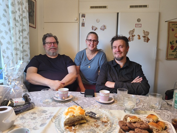 Jag, syster Jenny och bror Anders.
